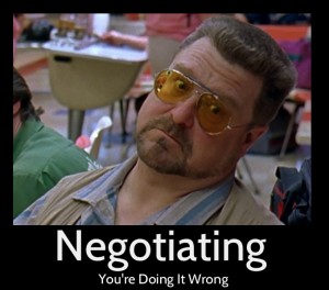 Negotiating You're Doing It Wrong