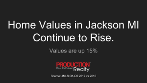 Home Values in Jackson MI
